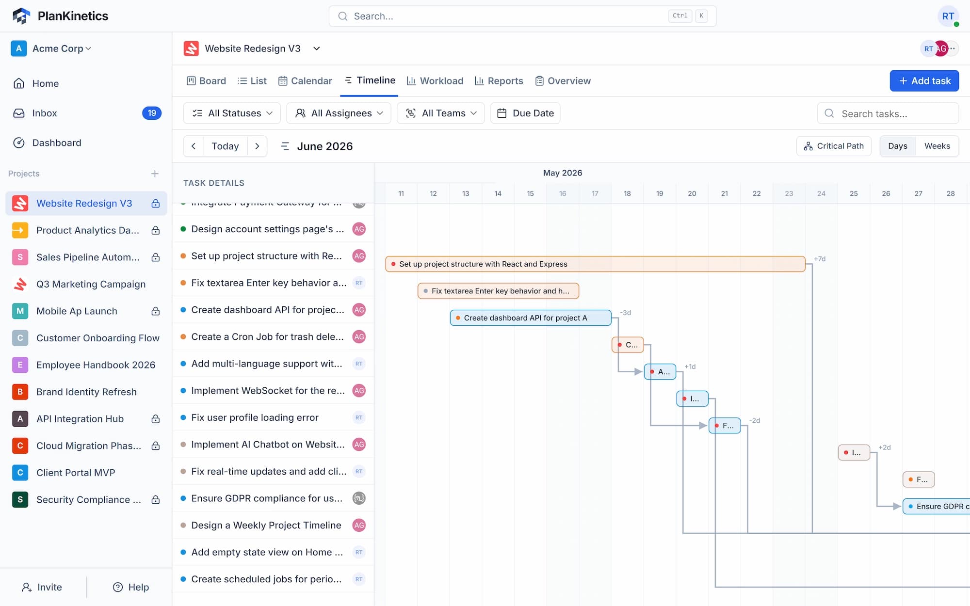 Project Timeline